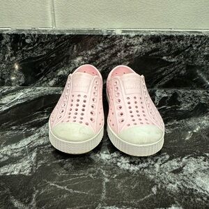 Native Waterproof Shoes (Light Pink, Toddler Size 8)
